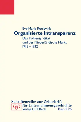 Roelevink |  Organisierte Intransparenz | Buch |  Sack Fachmedien