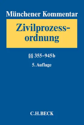 Krüger / Rauscher |  Münchener Kommentar zur Zivilprozessordnung: ZPO | Buch |  Sack Fachmedien