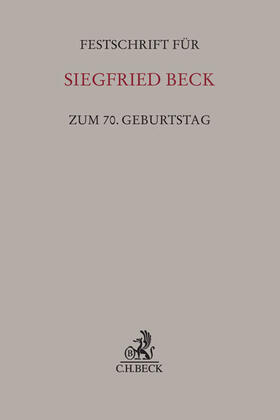 Exner / Paulus | Festschrift für Siegfried Beck zum 70. Geburtstag | Buch | 978-3-406-68610-8 | sack.de