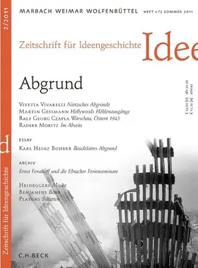 Zeitschrift für Ideengeschichte Heft V/2 Sommer 2011 | Buch | 978-3-406-68668-9 | www.sack.de