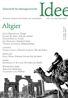 Zeitschrift für Ideengeschichte Heft X/1 Frühjahr 2016 | Buch | 978-3-406-68728-0 | sack.de