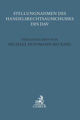 Hoffmann-Becking | Stellungnahmen des Handelsrechtsausschusses des DAV | Buch | 978-3-406-68784-6 | sack.de