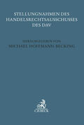 Hoffmann-Becking |  Stellungnahmen des Handelsrechtsausschusses des DAV | Buch |  Sack Fachmedien