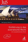Babeck |  Einführung in das australische Recht | Buch |  Sack Fachmedien