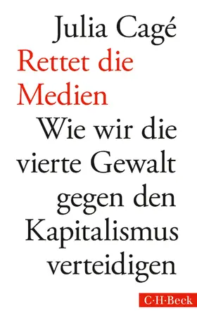 Cagé |  Rettet die Medien | eBook | Sack Fachmedien