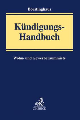 Börstinghaus |  Kündigungs-Handbuch | Buch |  Sack Fachmedien