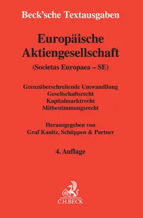 Graf Kanitz, Schüppen &amp Partner / Graf Kanitz, Schüppen & Partner |  Europäische Aktiengesellschaft (Societas Europaea - SE) | Buch |  Sack Fachmedien