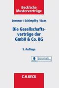 Sommer / Schimpfky |  Sommer, M: Gesellschaftsverträge der GmbH & Co. KG | Buch |  Sack Fachmedien