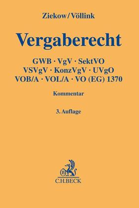 Ziekow / Völlink | Vergaberecht | Buch | 978-3-406-69504-9 | sack.de