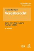 Wietersheim |  Wietersheim, M: Vergaberecht | Buch |  Sack Fachmedien