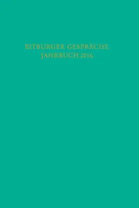 Stiftung Gesellschaft für Rechtspolitik, Trier |  Bitburger Gespräche  Jahrbuch 2016 | Buch |  Sack Fachmedien