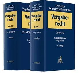 Burgi / Dreher | Beck'scher Vergaberechtskommentar | Buch | 978-3-406-69950-4 | sack.de