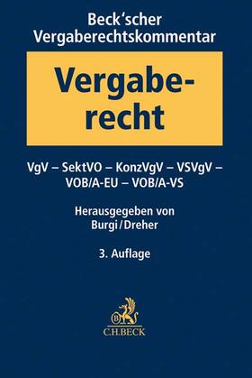 Burgi / Dreher | Beck'scher Vergaberechtskommentar - Zweibändige Ausgabe | Buch | 978-3-406-69952-8 | sack.de
