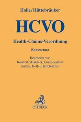 Holle / Hüttebräuker |  HCVO | Buch |  Sack Fachmedien