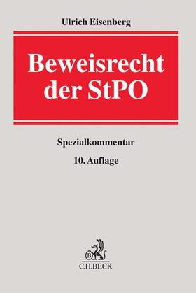 Eisenberg | Eisenberg, U: Beweisrecht der StPO | Buch | 978-3-406-70263-1 | sack.de