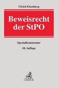 Eisenberg |  Eisenberg, U: Beweisrecht der StPO | Buch |  Sack Fachmedien