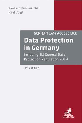 Bussche / Voigt | Data Protection in Germany | Buch | 978-3-406-70314-0 | sack.de