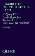 Röd |  Geschichte der Philosophie Bd. 1: Die Philosophie der Antike 1: Von Thales bis Demokrit | eBook | Sack Fachmedien