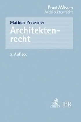 Preussner | Architektenrecht | Buch | 978-3-406-70355-3 | www.sack.de