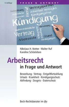 Notter / Ruf / Schönleben |  Arbeitsrecht in Frage und Antwort | eBook | Sack Fachmedien
