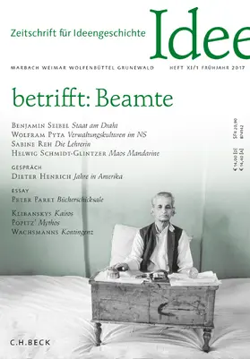 Gehring / Matthiesen | Zeitschrift für Ideengeschichte Heft XI/1 Frühjahr 2017 | Buch | 978-3-406-70601-1 | www.sack.de