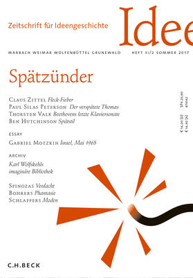Ajouri / Lepper |  Zeitschrift für Ideengeschichte Heft XI/2 Sommer 2017 | eBook | Sack Fachmedien