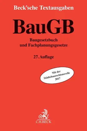  Baugesetzbuch: BauGB | Buch |  Sack Fachmedien