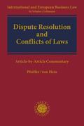 Hein / Pfeiffer |  Dispute Resolution and Conflicts of Laws | Buch |  Sack Fachmedien