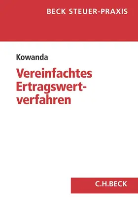 Kowanda |  Vereinfachtes Ertragswertverfahren | Buch |  Sack Fachmedien