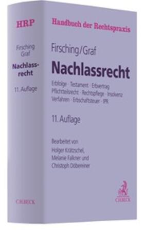 Firsching / Graf | Nachlassrecht | Buch | sack.de