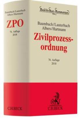 Baumbach / Lauterbach / Albers |  Zivilprozessordnung | Buch |  Sack Fachmedien