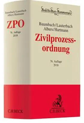 Baumbach / Lauterbach / Albers |  Zivilprozessordnung | Buch |  Sack Fachmedien