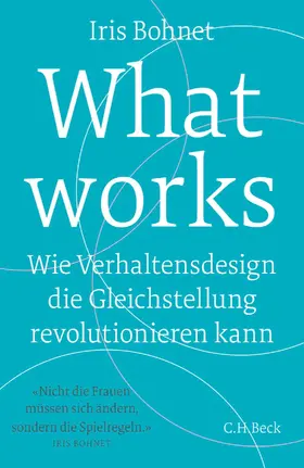 Bohnet |  What works | eBook | Sack Fachmedien