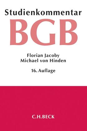 Kropholler / Hinden / Jacoby | Bürgerliches Gesetzbuch | Buch | 978-3-406-71267-8 | sack.de