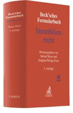 Weise / Forst | Beck'sches Formularbuch Immobilienrecht | Buch | 978-3-406-71450-4 | sack.de