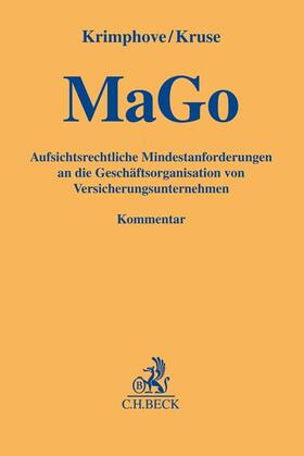 Krimphove / Kruse | MaGo /  Aufsichtsrechtliche Mindestanforderungen | Buch | 978-3-406-71474-0 | sack.de