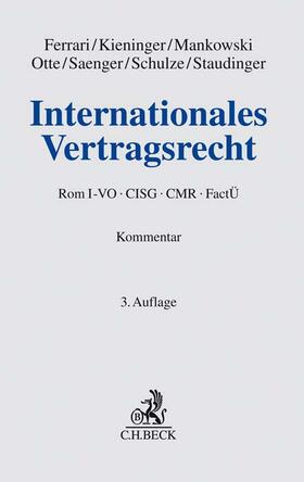 Ferrari / Kieninger / Mankowski | Internationales Vertragsrecht | Buch | sack.de