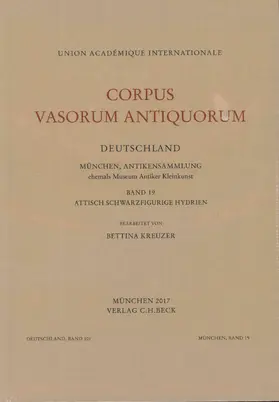 Kreuzer |  Corpus Vasorum Antiquorum Deutschland Bd. 101:  München Band 19 | Buch |  Sack Fachmedien