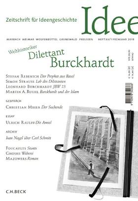Norton / Rebenich | Zeitschrift für Ideengeschichte Heft XII/1 Frühjahr 2018 | Buch | 978-3-406-71861-8 | sack.de
