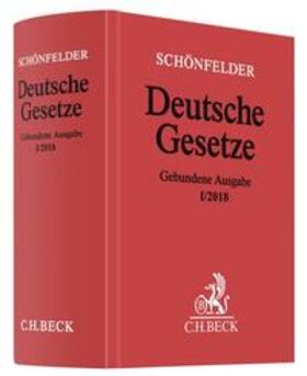 Schönfelder |  Deutsche Gesetze Gebundene Ausgabe I/2018 | Buch |  Sack Fachmedien