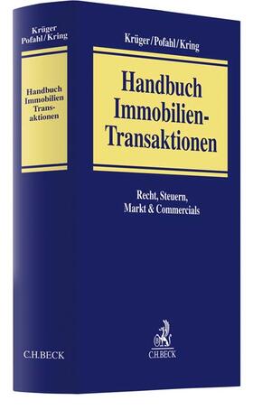 Krüger / Pofahl / Kring | Handbuch Immobilien-Transaktionen | Buch | 978-3-406-71931-8 | sack.de