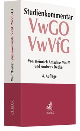 Wolff / Decker | VwGO VwVfG: Verwaltungsgerichtsordnung Verwaltungsverfahrensgesetz | Buch | 978-3-406-71977-6 | sack.de