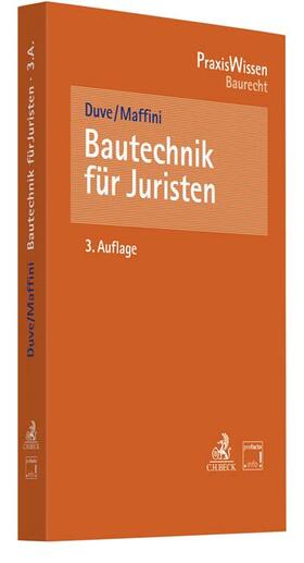 Duve / Maffini |  Duve, H: Bautechnik für Juristen | Buch |  Sack Fachmedien
