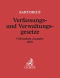 Sartorius |  Verfassungs- und Verwaltungsgesetze | Buch |  Sack Fachmedien