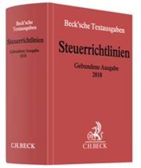 Steuerrichtlinien Gebundene Ausgabe 2018 | Buch | 978-3-406-72175-5 | sack.de