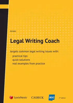 Jensen |  Legal Writing Coach | Buch |  Sack Fachmedien