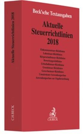 Aktuelle Steuerrichtlinien 2018 | Buch | sack.de