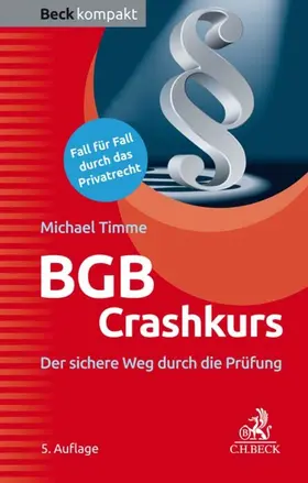 Timme |  BGB Crashkurs | eBook | Sack Fachmedien