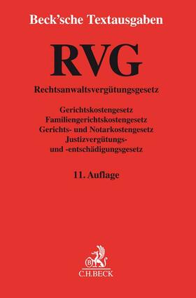 RVG, Rechtsanwaltsvergütungsgesetz | Buch | 978-3-406-72266-0 | sack.de