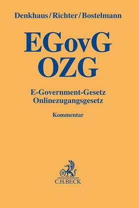 Denkhaus / Richter / Bostelmann | E-Government-Gesetz/Onlinezugangsgesetz | Buch | sack.de